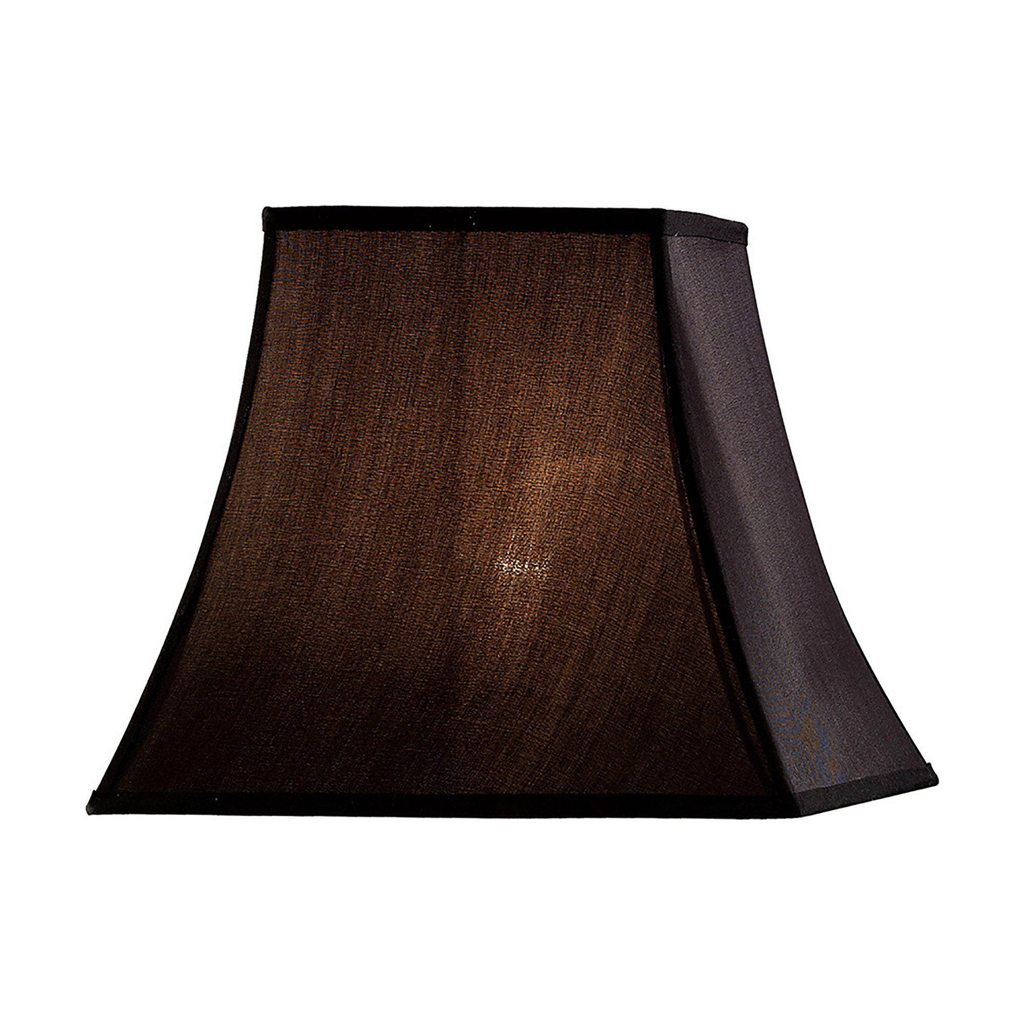 ILS20244  Contessa 35.5cm Square Fabric Shade Black